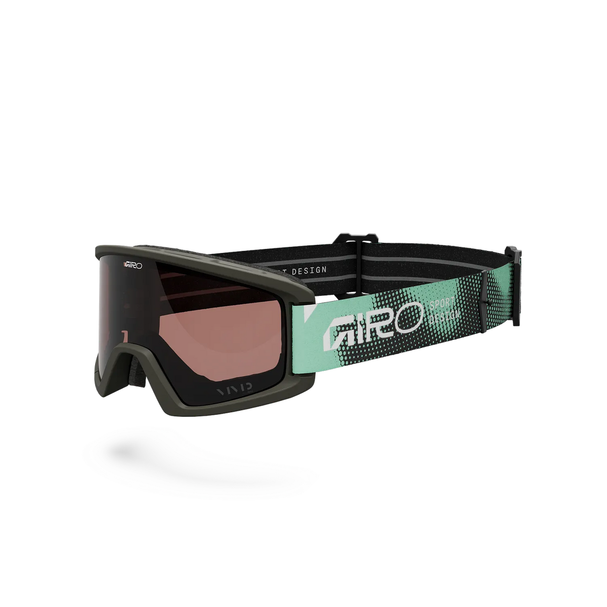 Gogle GIRO TAZZ Zielone Ekran VIVID