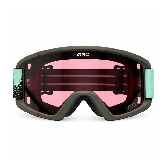 GIRO TAZZ roheline mask VIVID-ekraaniga