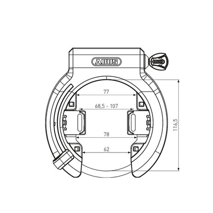 Raamilukk ABUS R BK 6950M Xplus