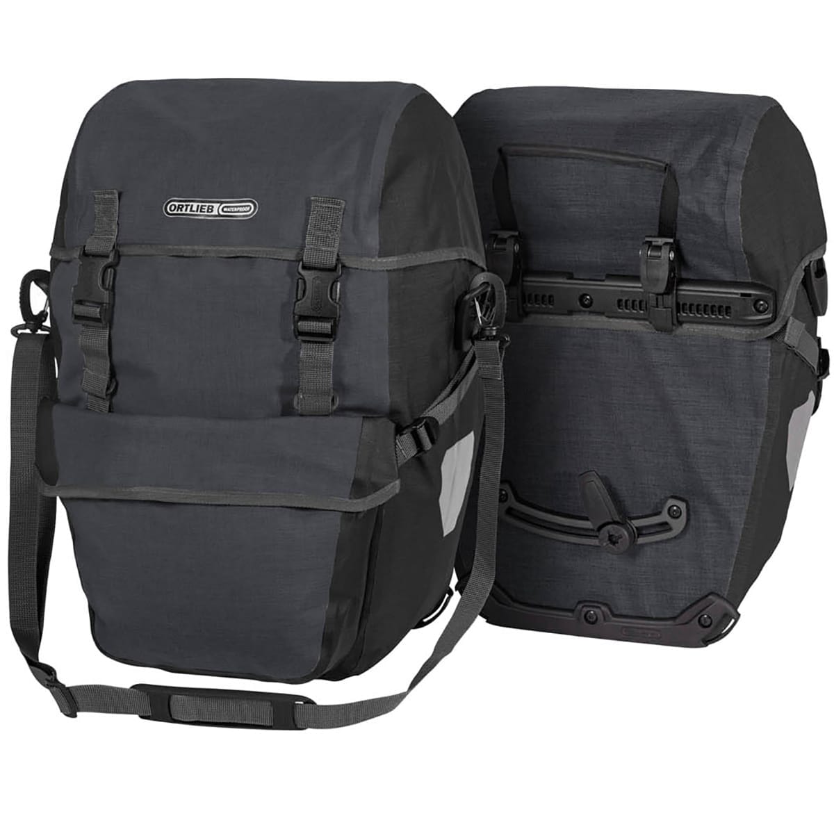 Par Bagagebærertasker ORTLIEB BIKE PACKER PLUS 42 L Sort