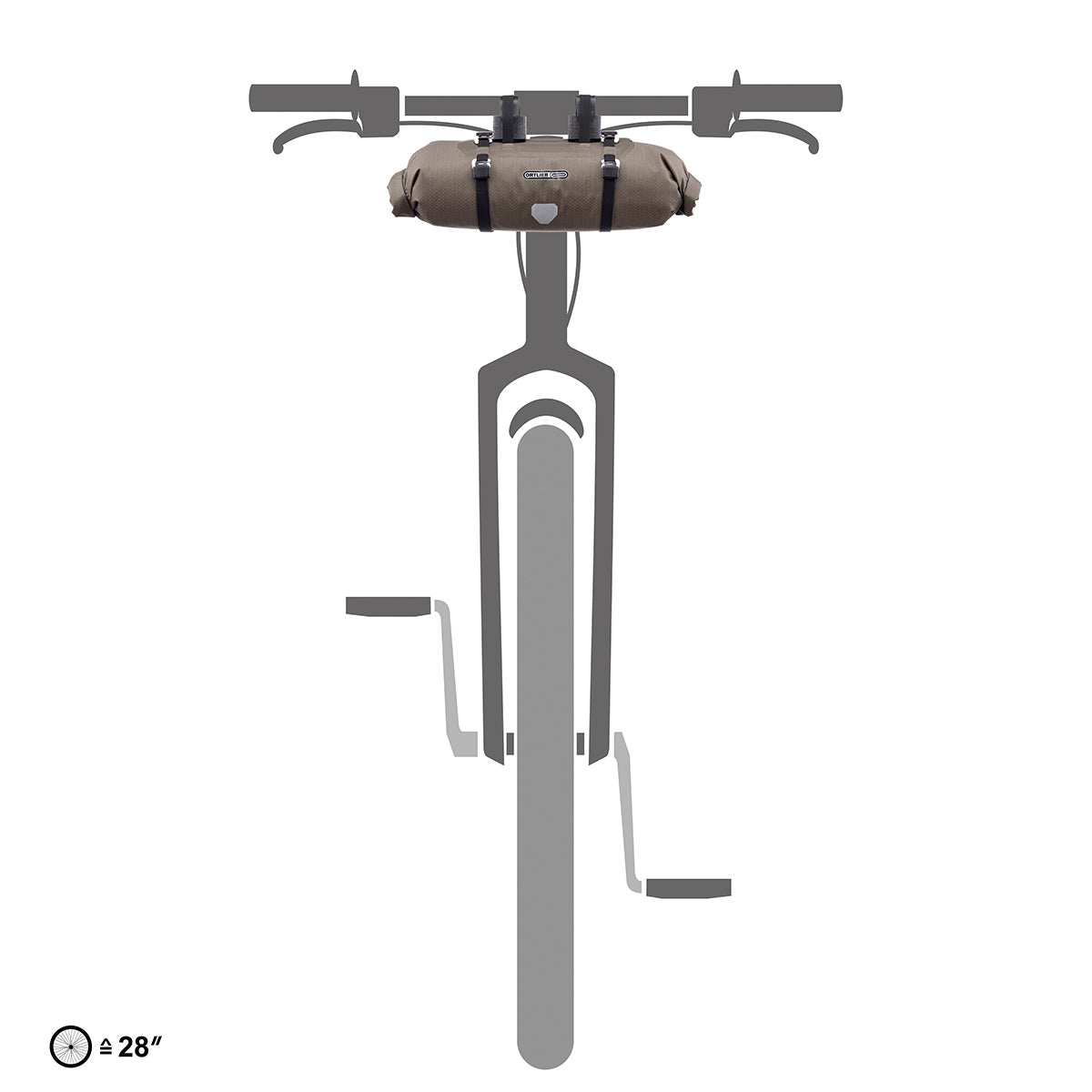 ORTLIEB HANDLEBAR-PACK 9 L Harmaa ohjaustankolaukku