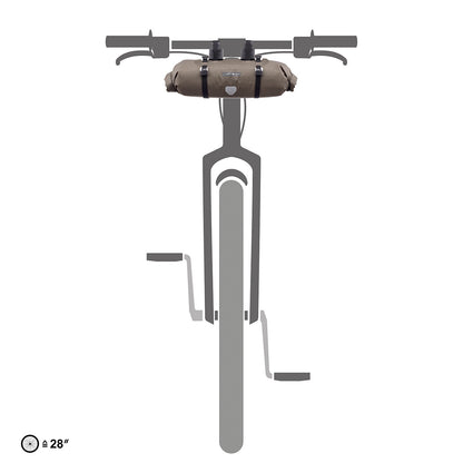 Geantă de Ghidon ORTLIEB HANDLEBAR-PACK 9 L Gri