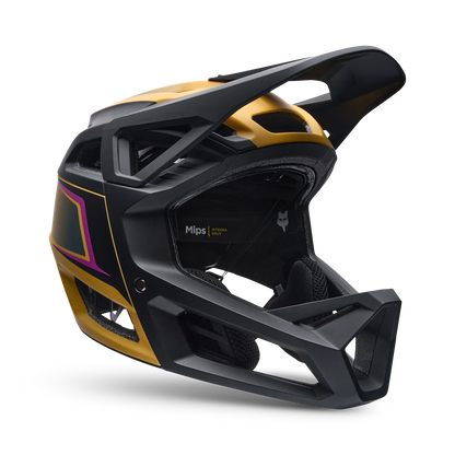 FOX PROFRAME RS HEATSTACK MTB kaciga žuta