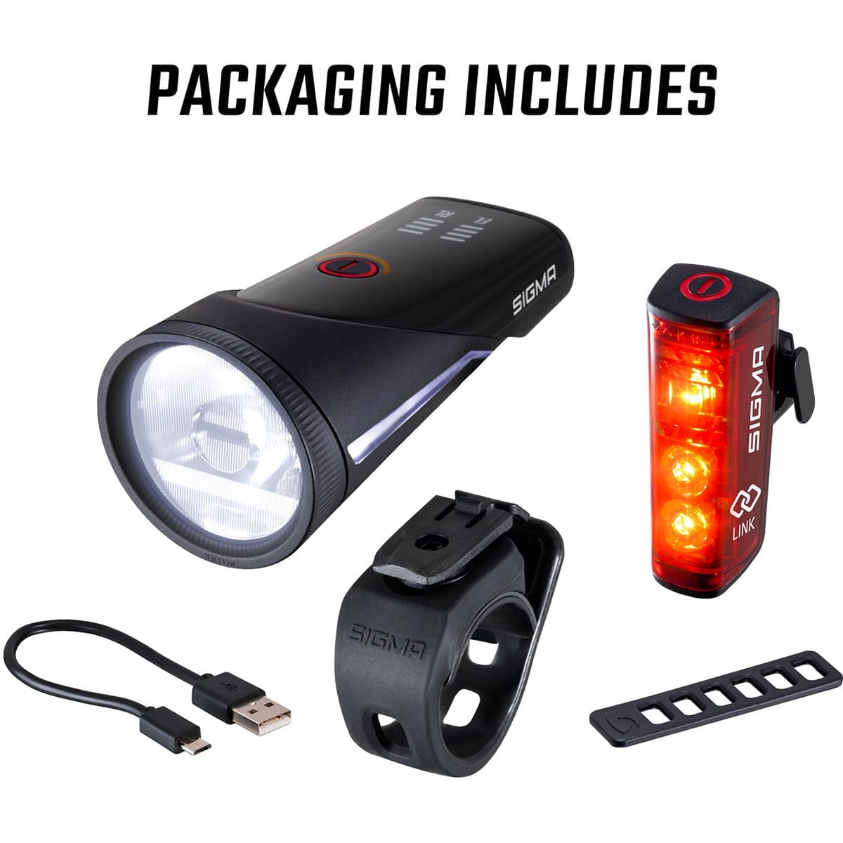 SIGMA AURA 100 / BLAZE LINK Front and Rear Lighting