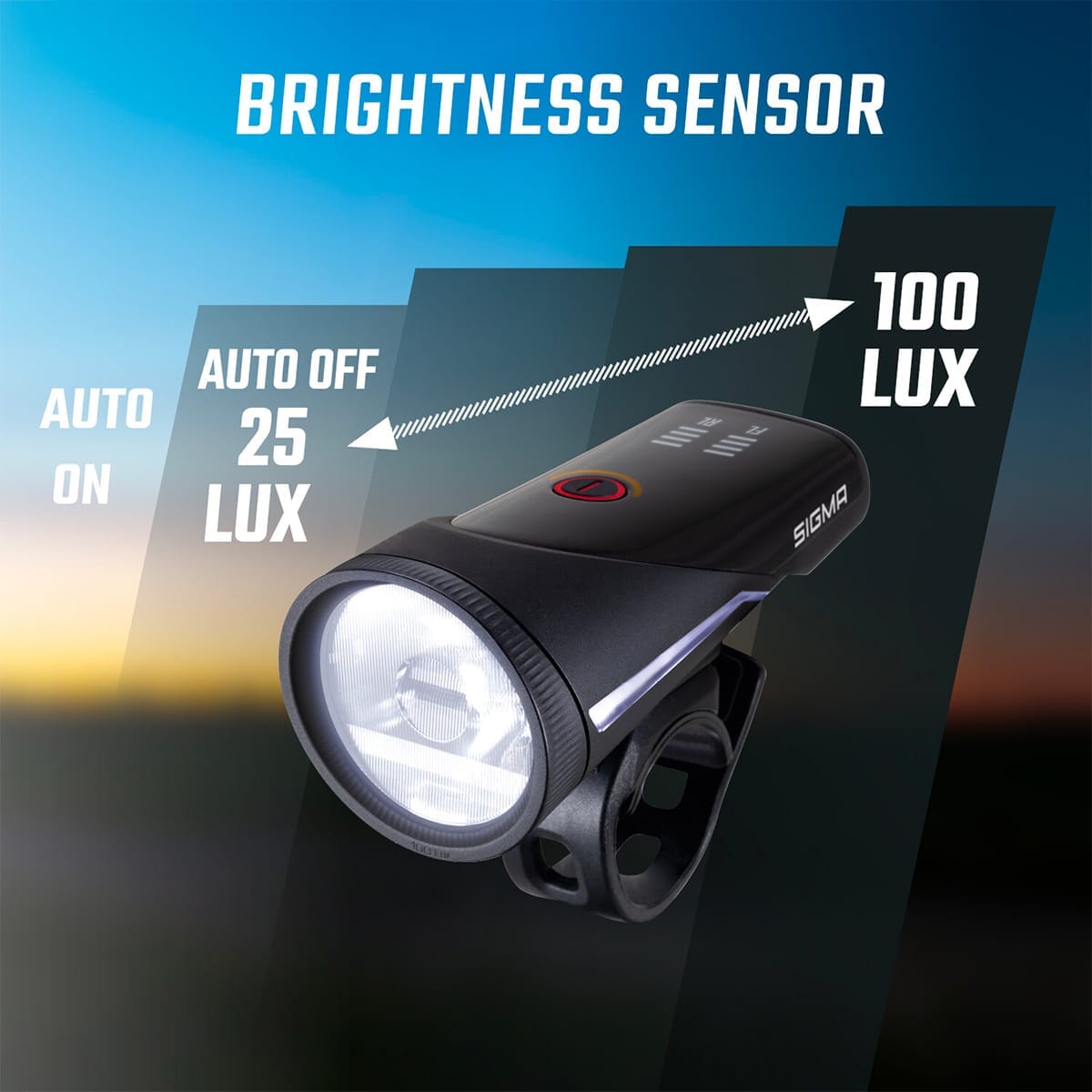 SIGMA AURA 100 / BLAZE LINK Front and Rear Lighting