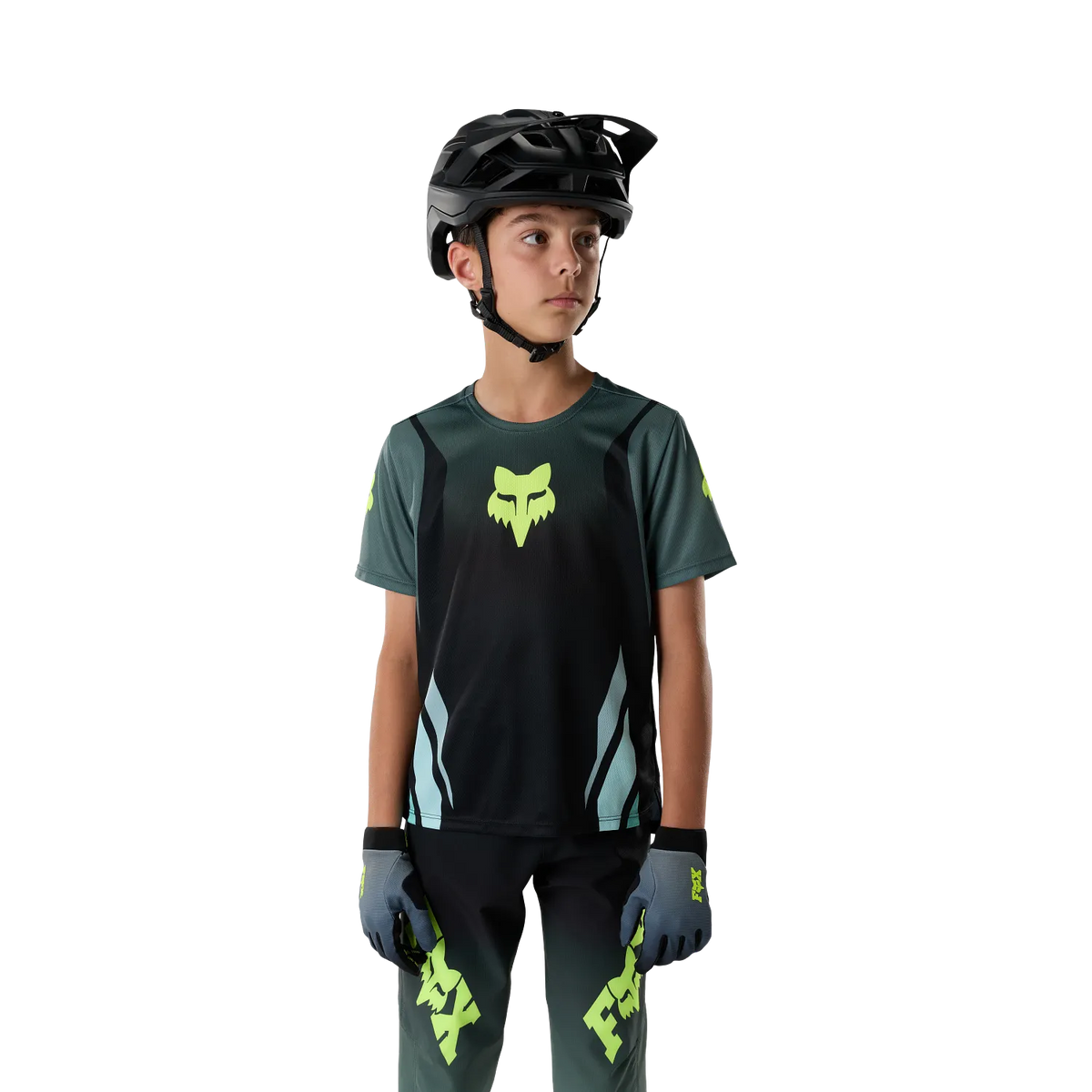 FOX RANGER FOUNDRY Junior Short Sleeve Jersey Sage Green