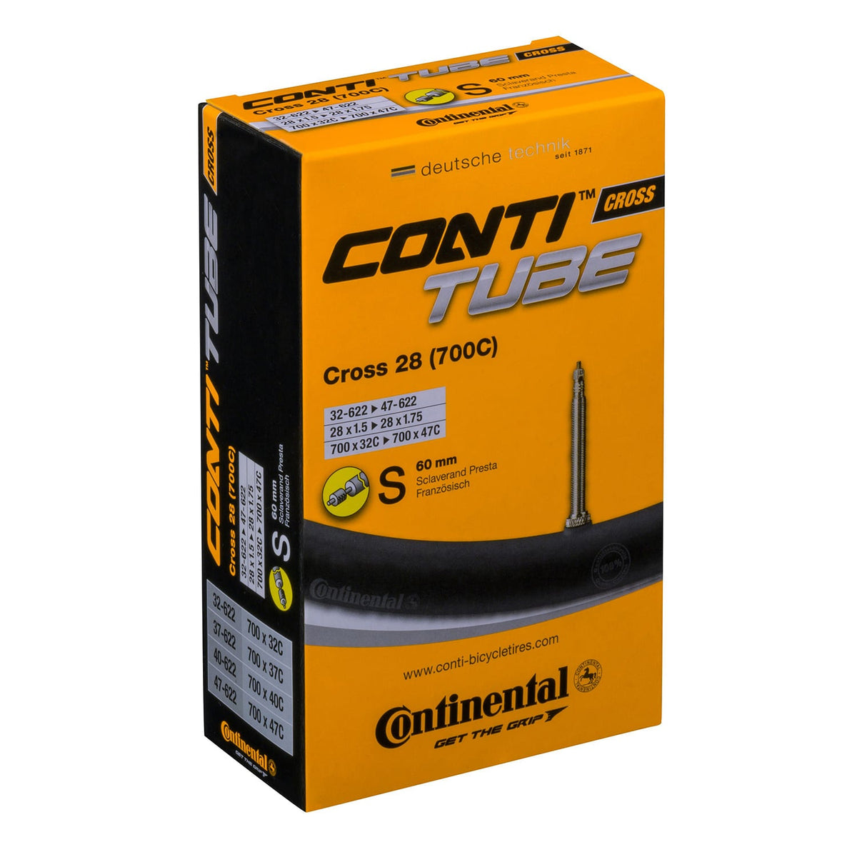Duše CONTINENTAL CROSS 700x32/47 - 29x1.25/1.75 Presta