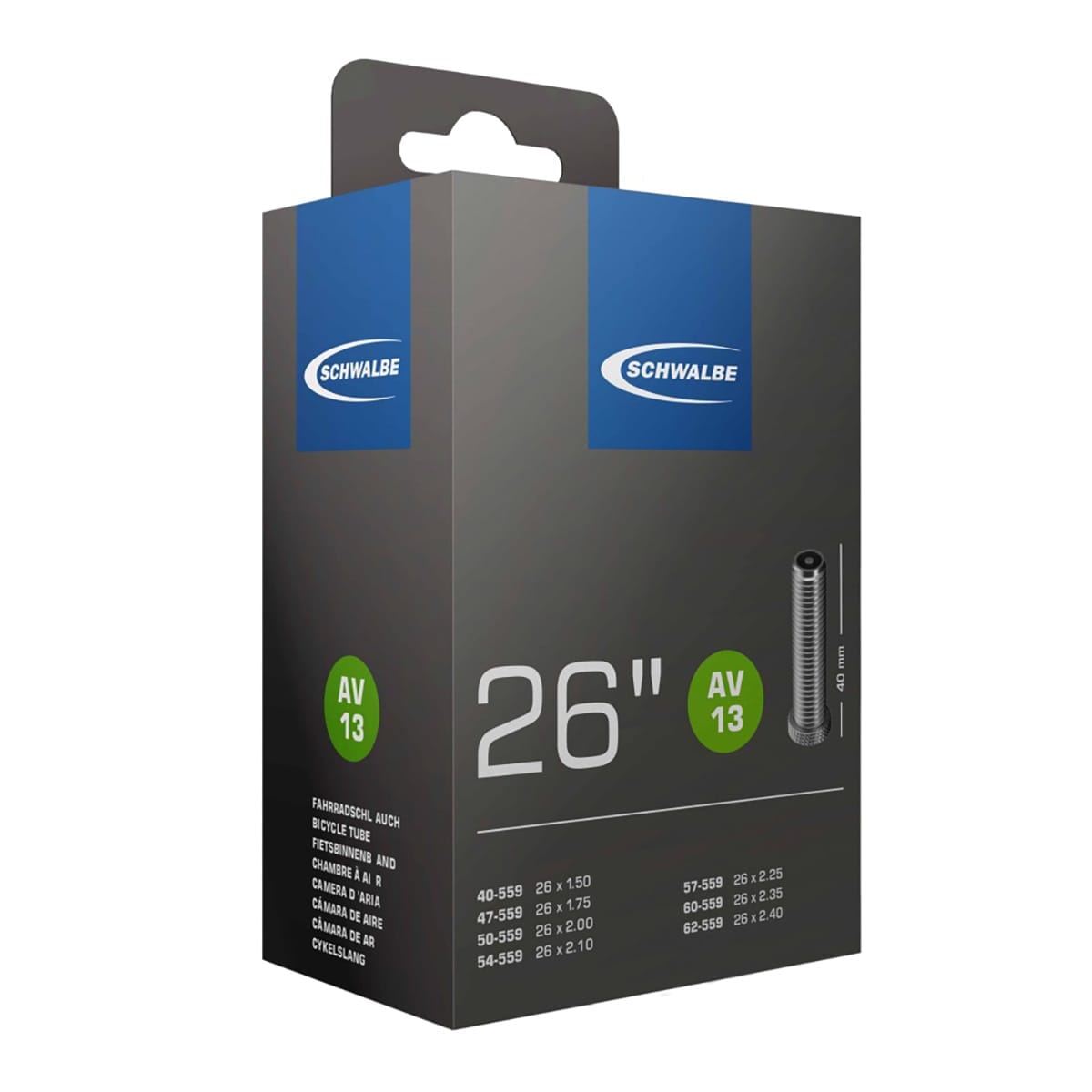 Slang SCHWALBE AV13 26x1,50/2,50 Schrader 40 mm