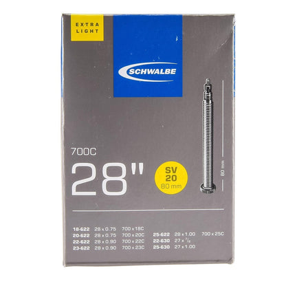 Cameră de Aer SCHWALBE EXTRALIGHT SV20 700x18/25c Presta 80 mm
