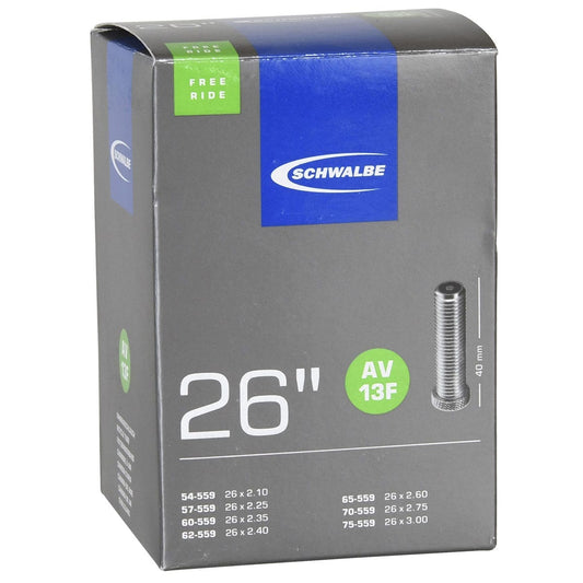 Inner Tube SCHWALBE EXTRA LIGHT AV 13F 26x2.10/3.00 Butyl Schrader 40 mm 10425790