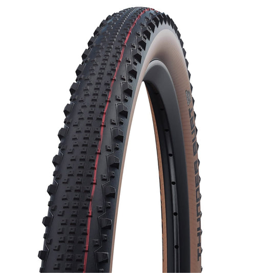 SCHWALBE THUNDER BURT 29x2.35 ADDIX SPEED SUPERRACE Tubeless Ready Folding Tyre Black/Brown
