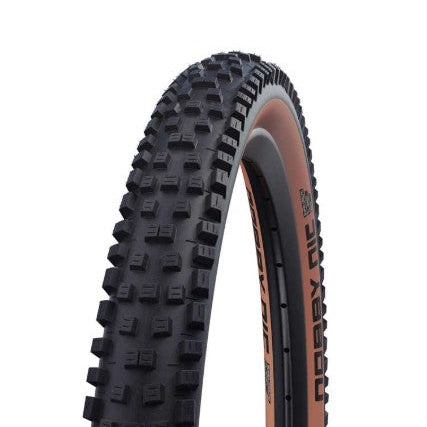 Dæk SCHWALBE NOBBY NIC 29x2.40 ADDIX PERFORMANCE Tubetype Souple Sort/Brun