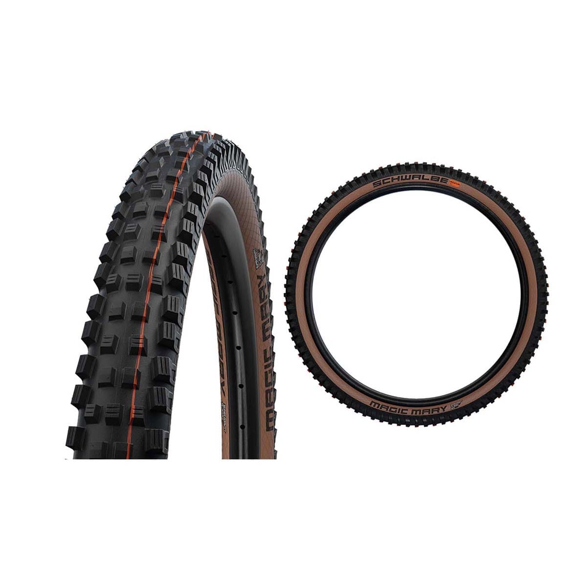 Dæk SCHWALBE MAGIC MARY 29x2,40 Super Gravity Addix Soft SnakeSkin Tubeless Ready Souple 11654382