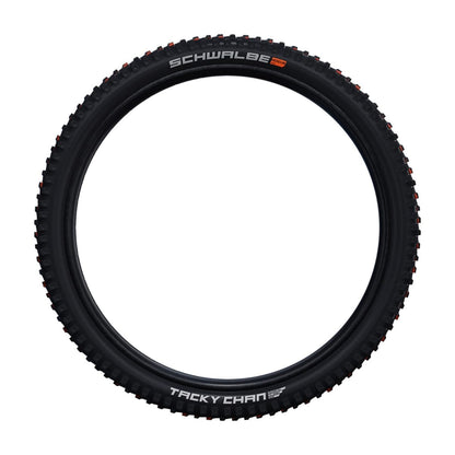 Dæk SCHWALBE TACKY CHAN 27.5x2.40 Super Gravity Addix Soft Tubeless Ready Foldbar Sort