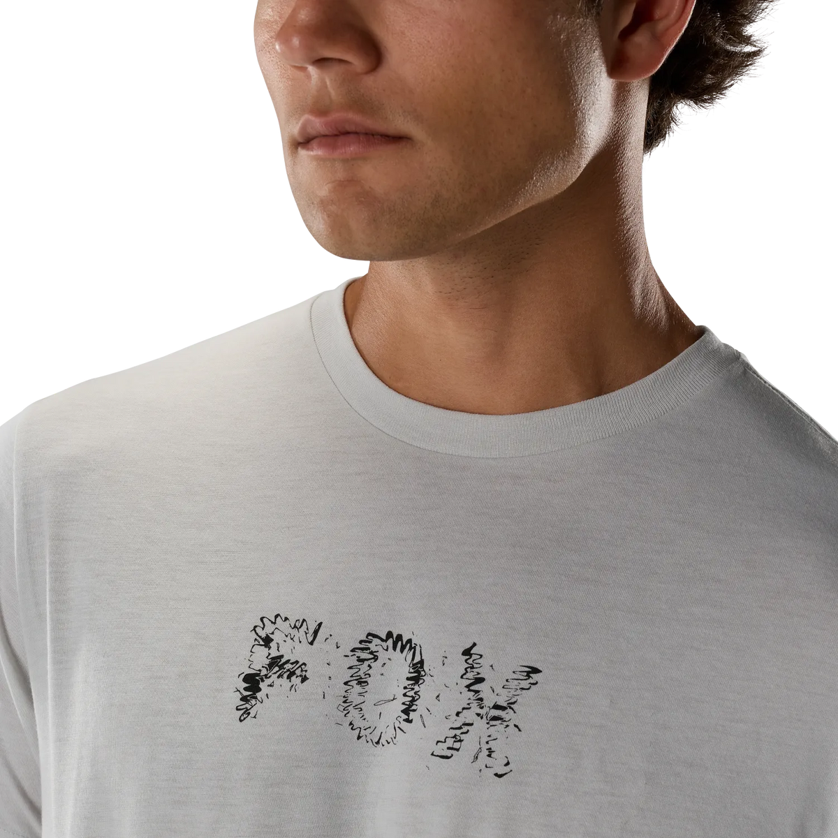 FOX SLOWBURN DRI-RELEASE T-shirt med korte ærmer Lysegrå