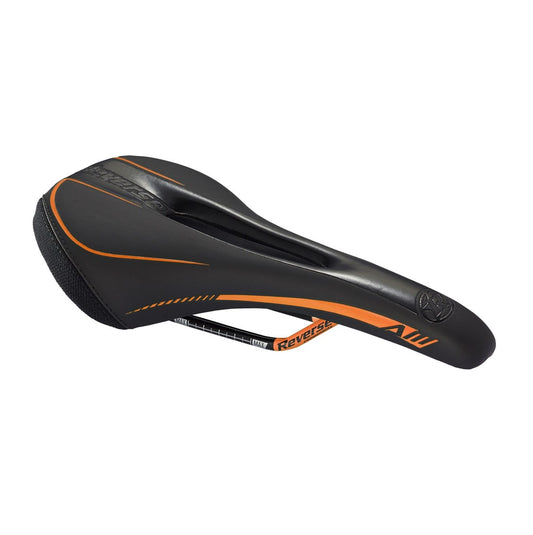 REVERSE COMPONENTS AM ERGO Saddle CrMo Rails Black/Orange