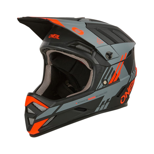 Kask rowerowy MTB O'NEAL BACKFLIP STRIKE Czarny/Szary/Czerwony