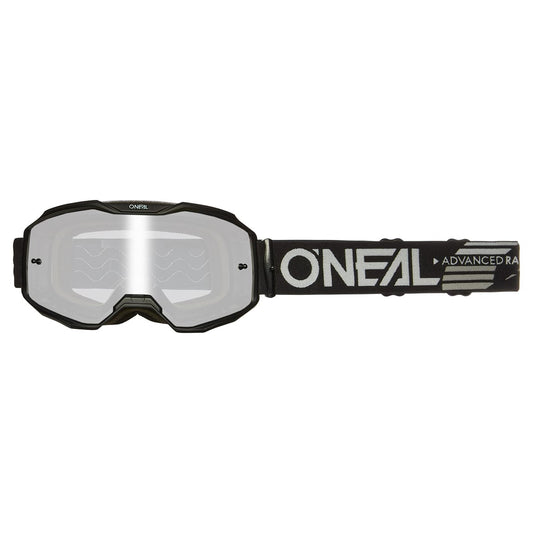 Masker O'NEAL B-10 SOLID Zwart Silver Mirror Scherm