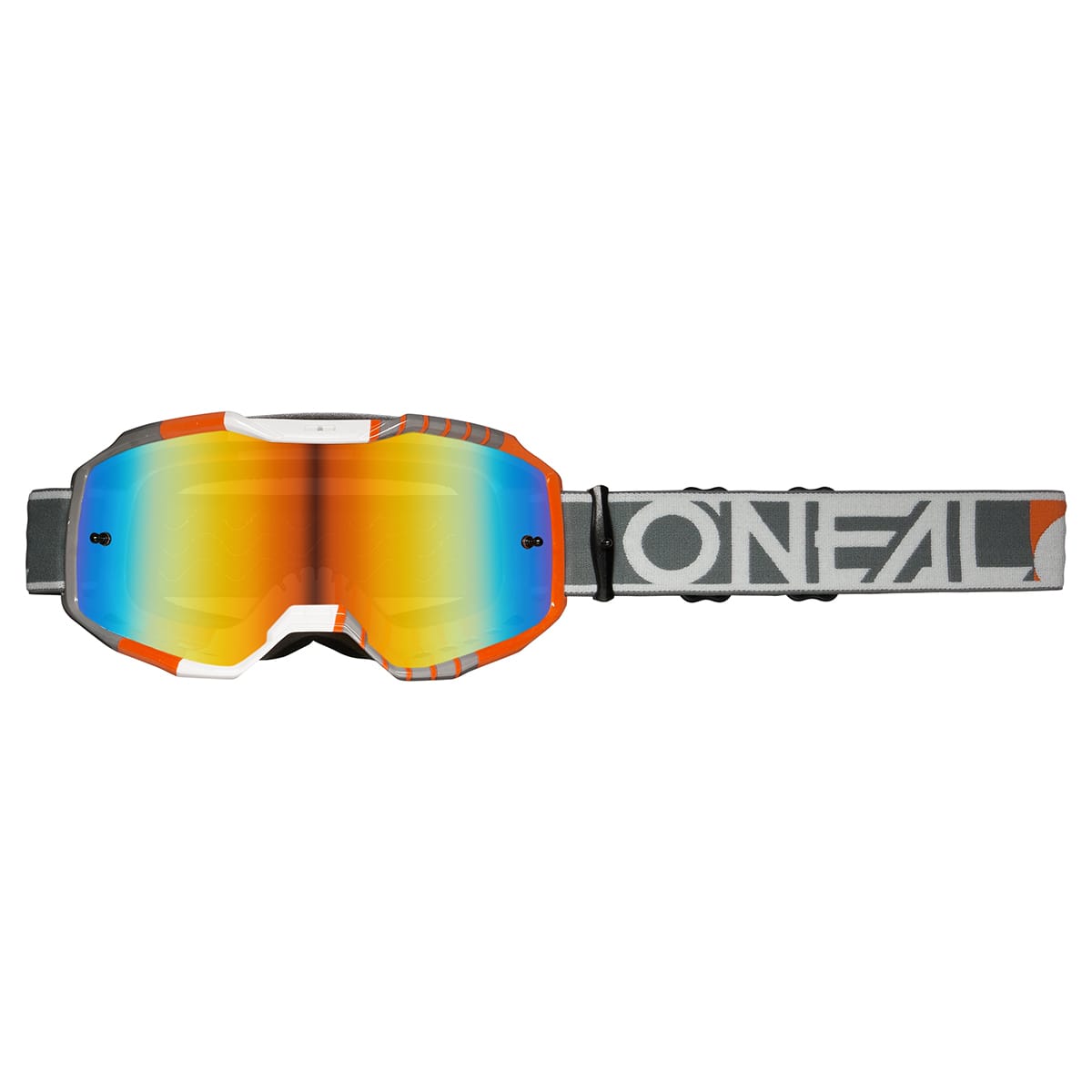 O'NEAL B-10 DUPLEX Maske Hvid/Sort/Orange Radium Rød Linse