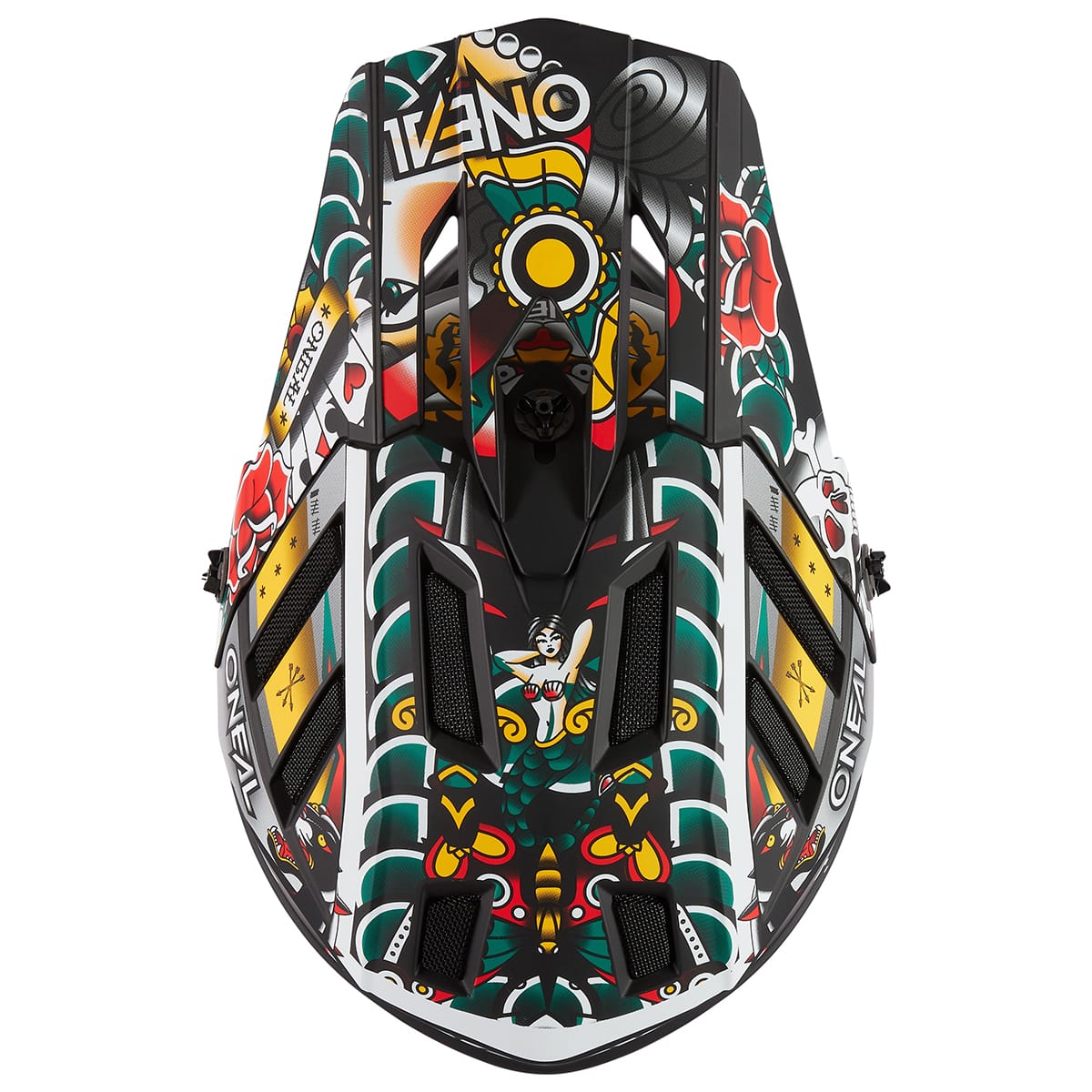 Kask Rowerowy Górski O'NEAL BACKFLIP INKED Wielokolorowy