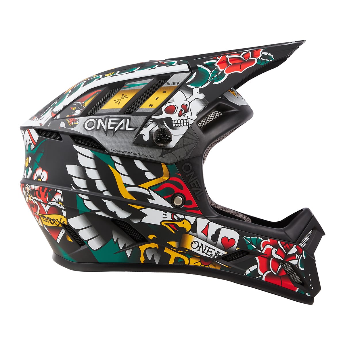 Kask Rowerowy Górski O'NEAL BACKFLIP INKED Wielokolorowy