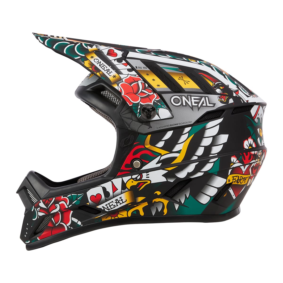 Kask Rowerowy Górski O'NEAL BACKFLIP INKED Wielokolorowy