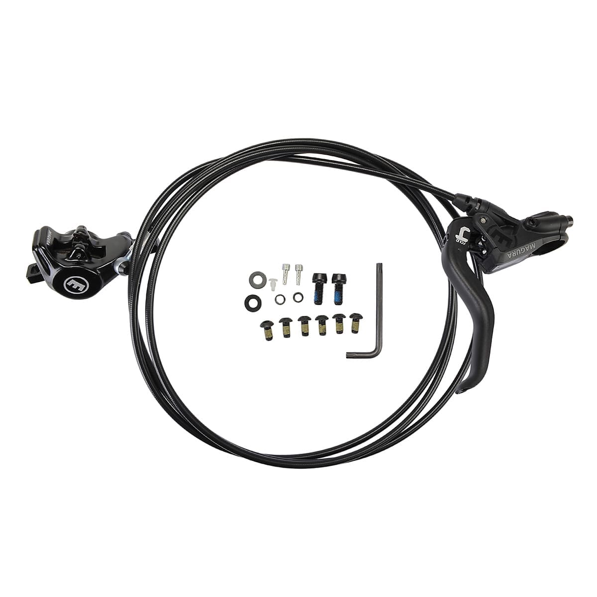 MAGURA MT4 Forbremse eller Bagbremse Uden Skive Sort