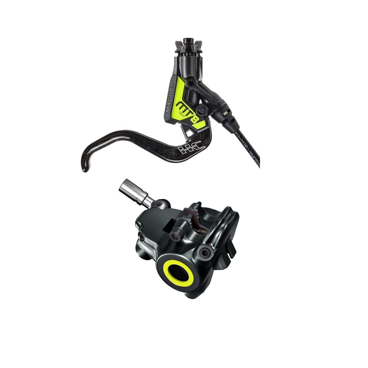 For- eller bagbremse MAGURA MT8 SL FLATMOUNT uden skive grå