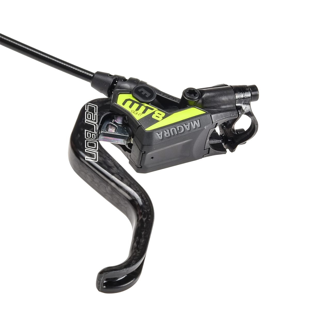 Voor- of Achterwielremmen MAGURA MT8 SL FLATMOUNT Zonder Schijf Grijs