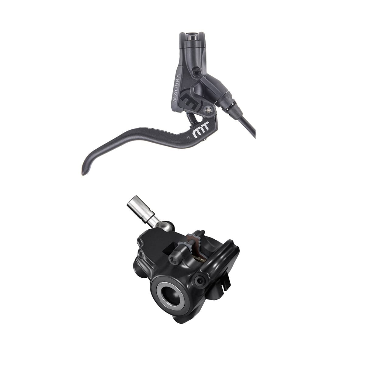 For- / bagbremse MAGURA MT4 FLATMOUNT UDEN SKIVE sort