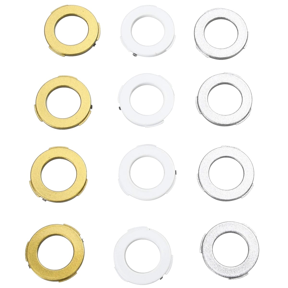 Kit med 6 Nipplar MAGURA för Bromsok med 4 Kolvar Vit, Guld, Silver