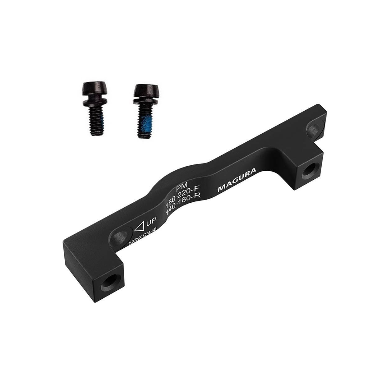 For/bag bremsekaliber-adapter PM / PM MAGURA QM45 Skive 180/220 mm (+40 mm) sort