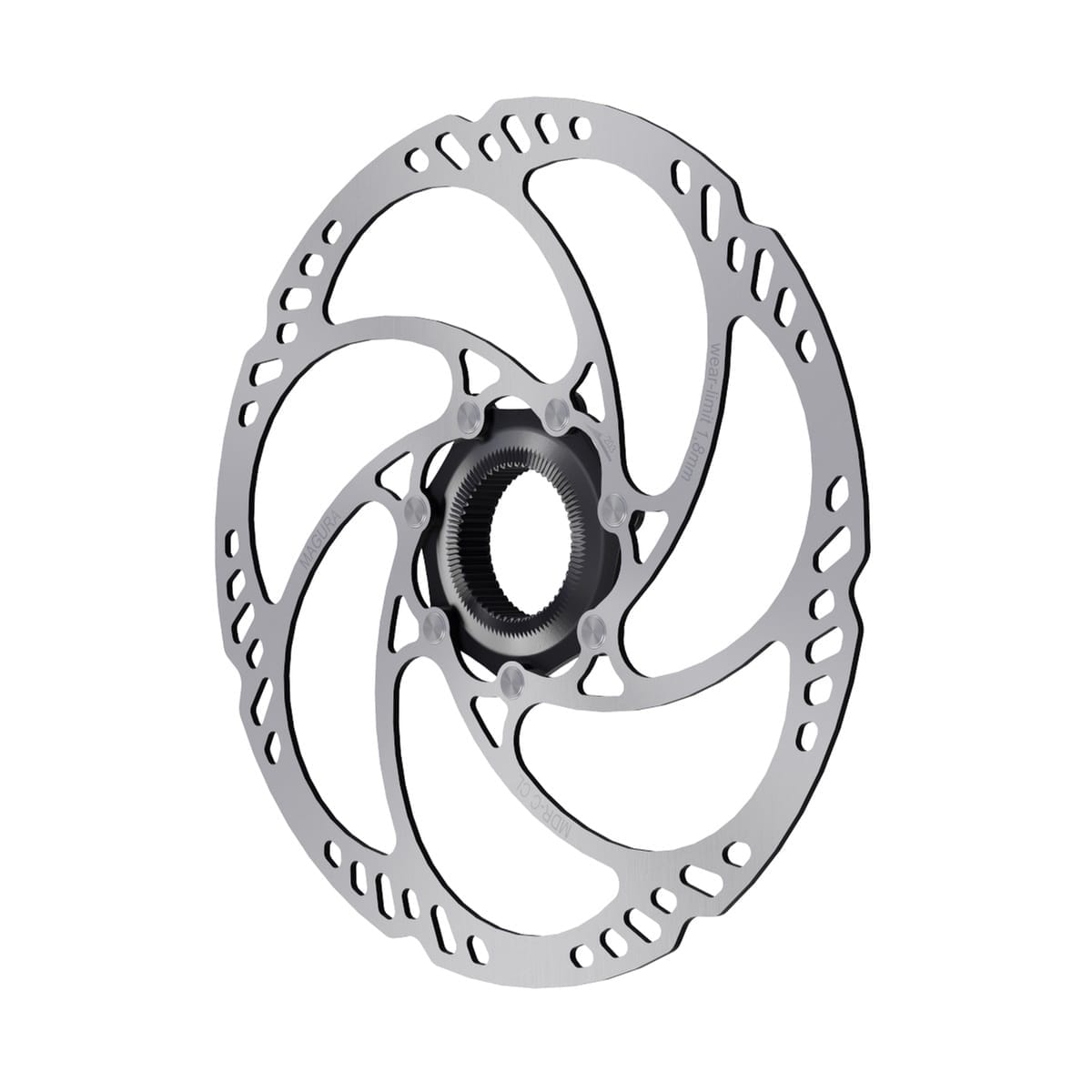 MAGURA MDR-C Center-Lock Disc Rotor for 15/20 mm Thru Axle Silver