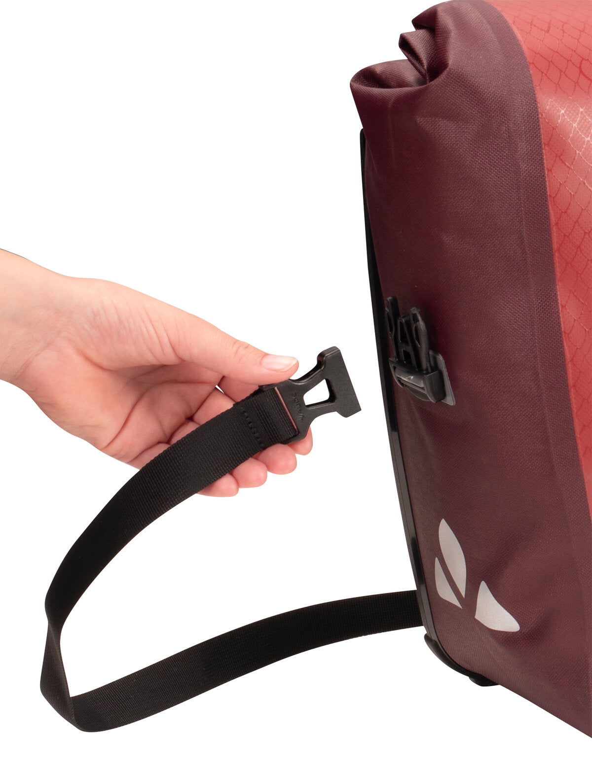 Pár Brašen na Nosič VAUDE AQUA FRONT 28 L Červená