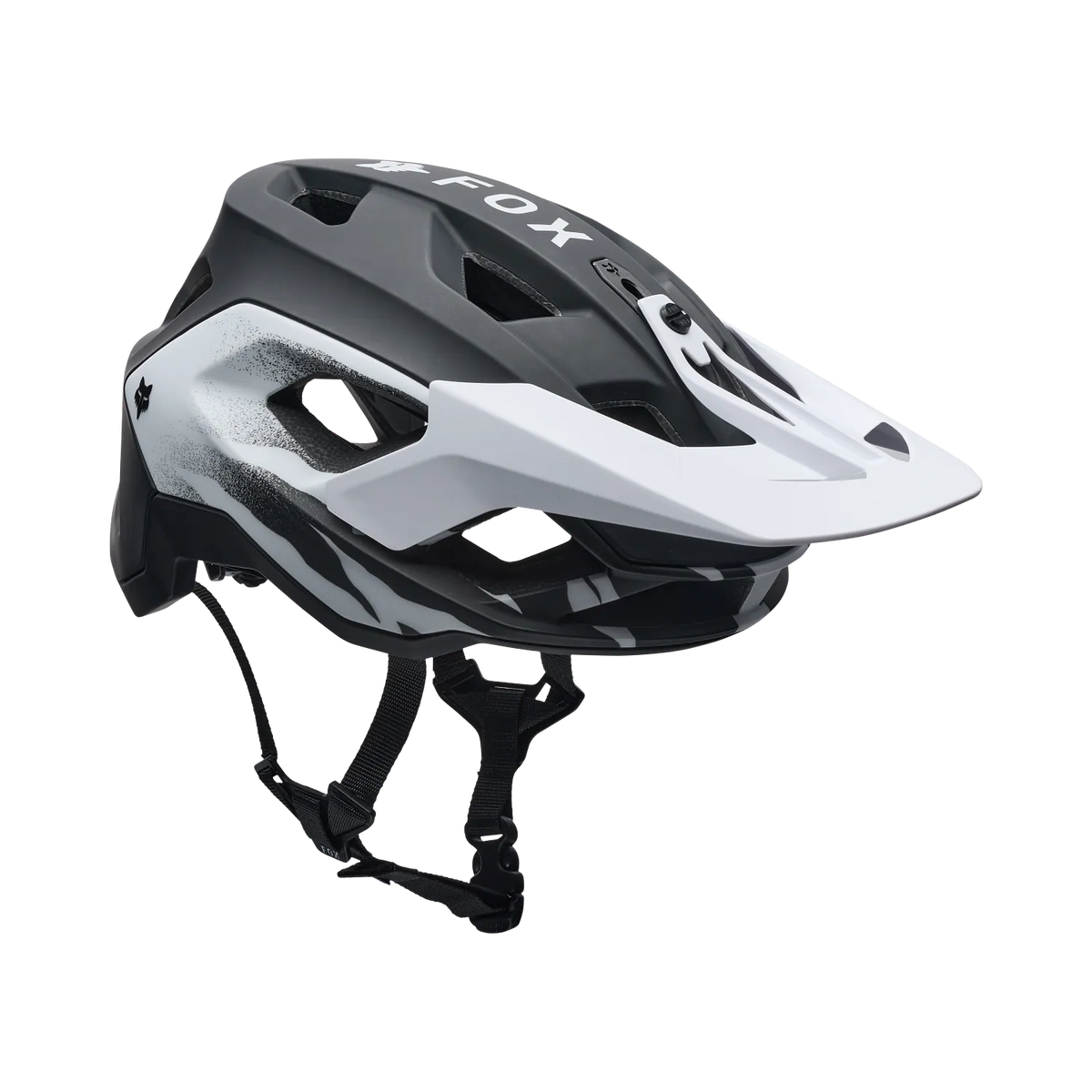 Juniorská helma na horské kolo FOX SPEEDFRAME MIPS CHARGE černá/bílá
