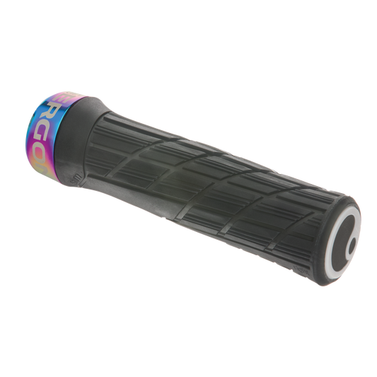 Gripy ERGON GE1 EVO Factory Slim čierne Stealth Frozen s objímkami Oil Slick