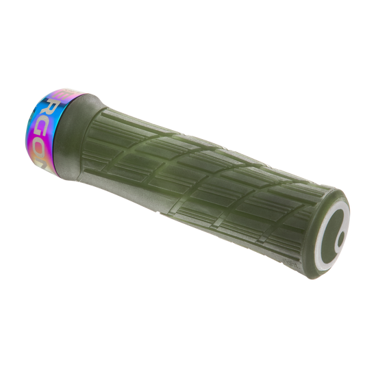 Gripy ERGON GE1 EVO Factory zelené Frozen Moss s objímkami Oil Slick