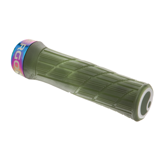 Gripy ERGON GE1 EVO Factory Slim zelené Frozen Moss s objímkami Oil Slick