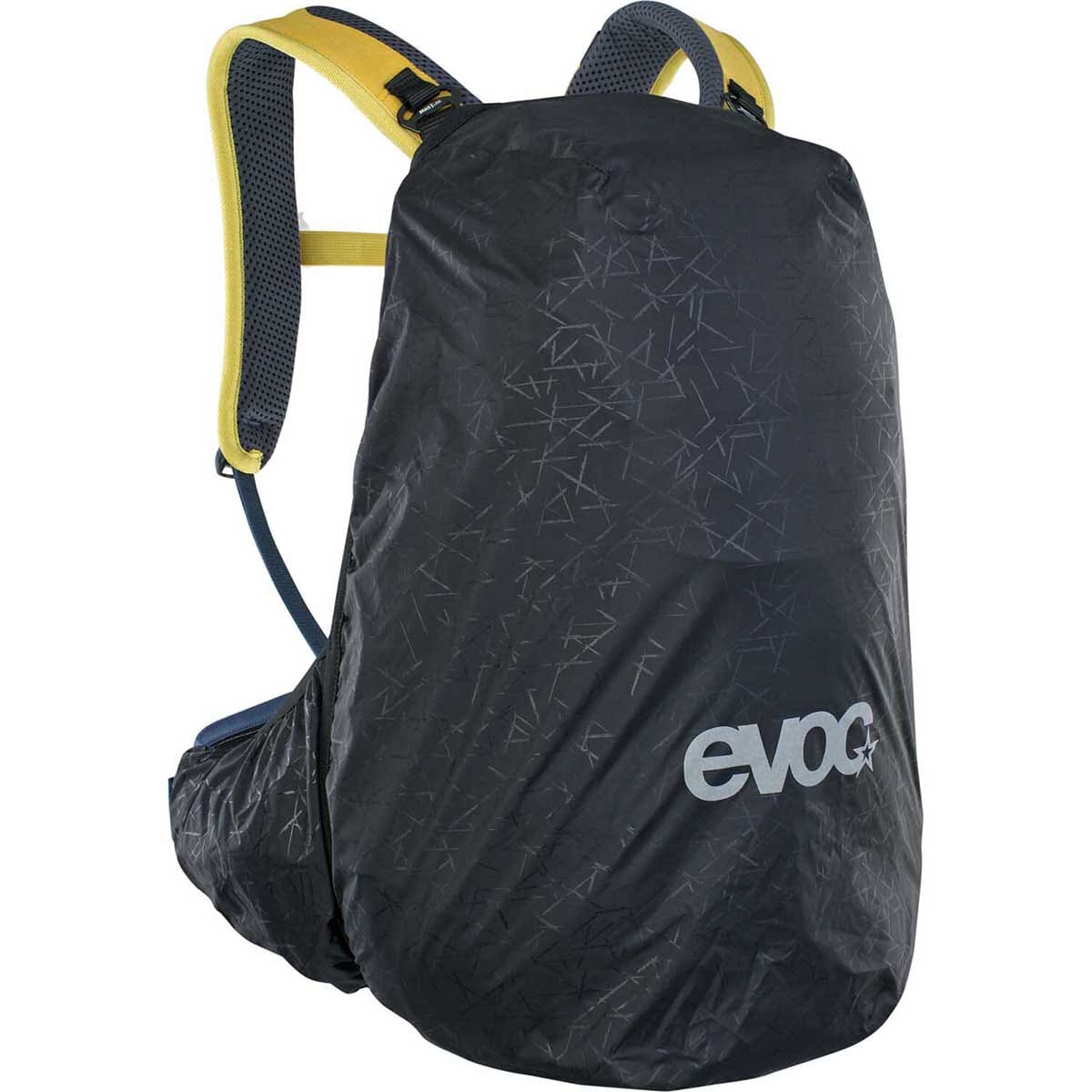 EVOC TRAIL PRO 10L Backpack with Back Protector Yellow/Blue