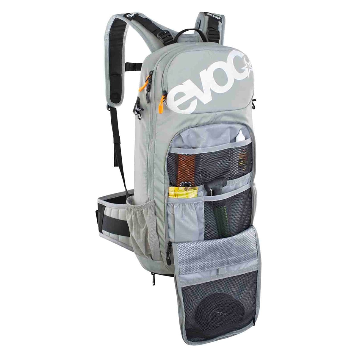 EVOC PROTECTOR FR ENDURO 16 Backpack with Integrated Back Protector Grey