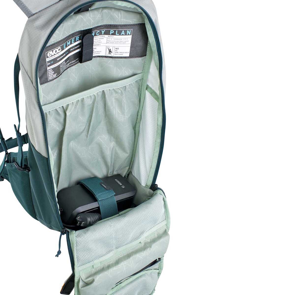 Plecak EVOC E-RIDE 12L Szary/Petrol