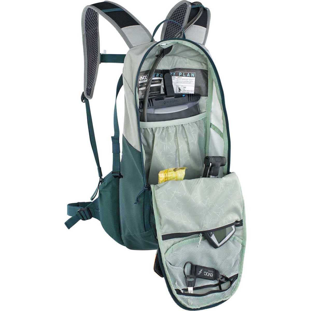Plecak EVOC E-RIDE 12L Szary/Petrol