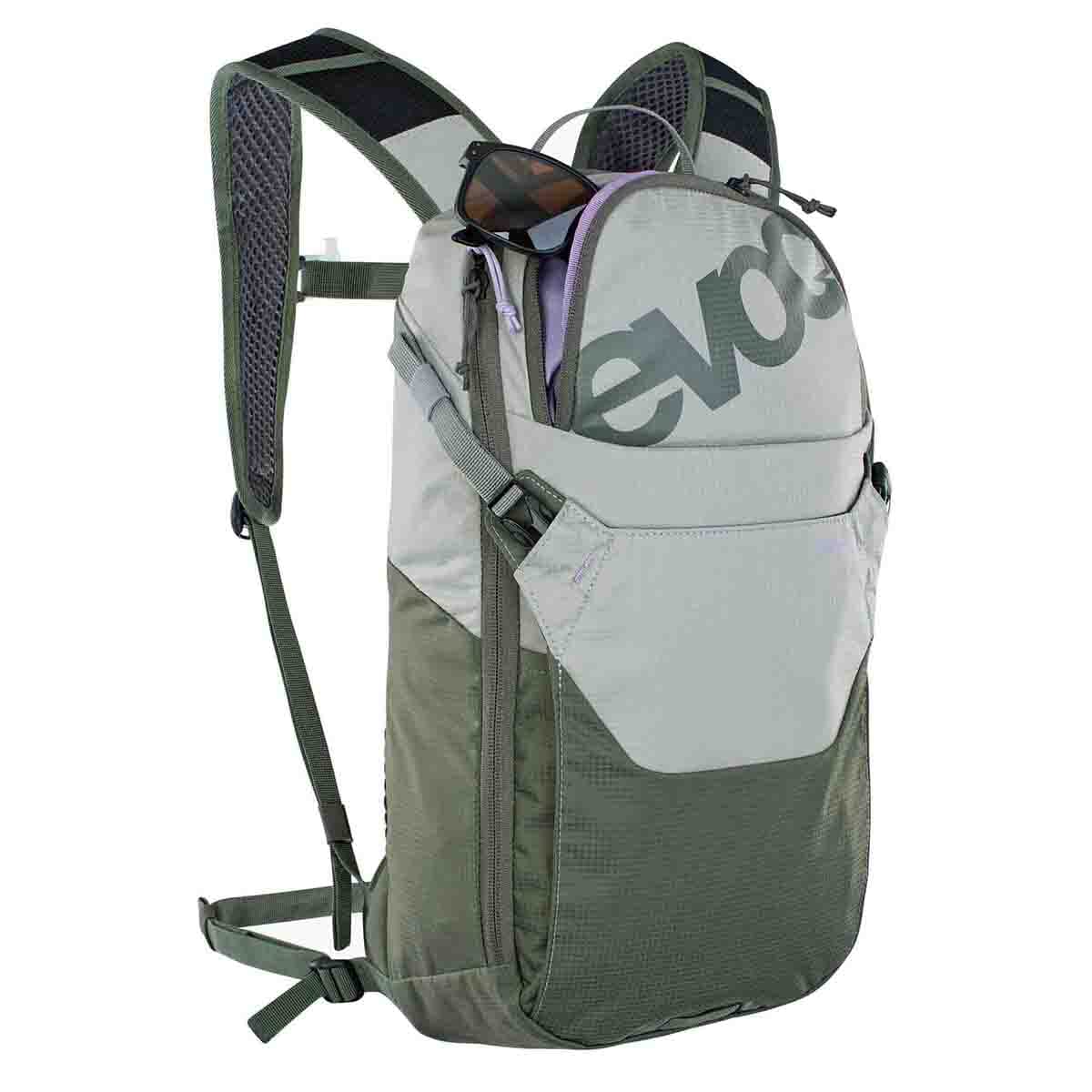 Batoh EVOC RIDE 8L Šedá/Khaki
