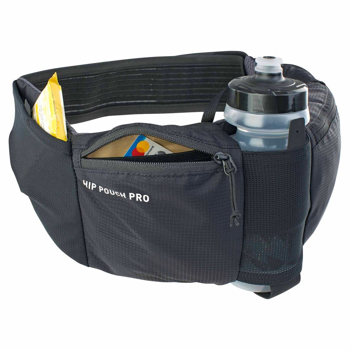 Ledvinka EVOC HIP POUCH PRO + DRINK BOTTLE 0,55 Černá