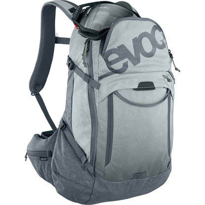 EVOC TRAIL PRO 26 Grey Backpack with Back Protector