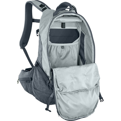 EVOC TRAIL PRO 26 Grey Backpack with Back Protector