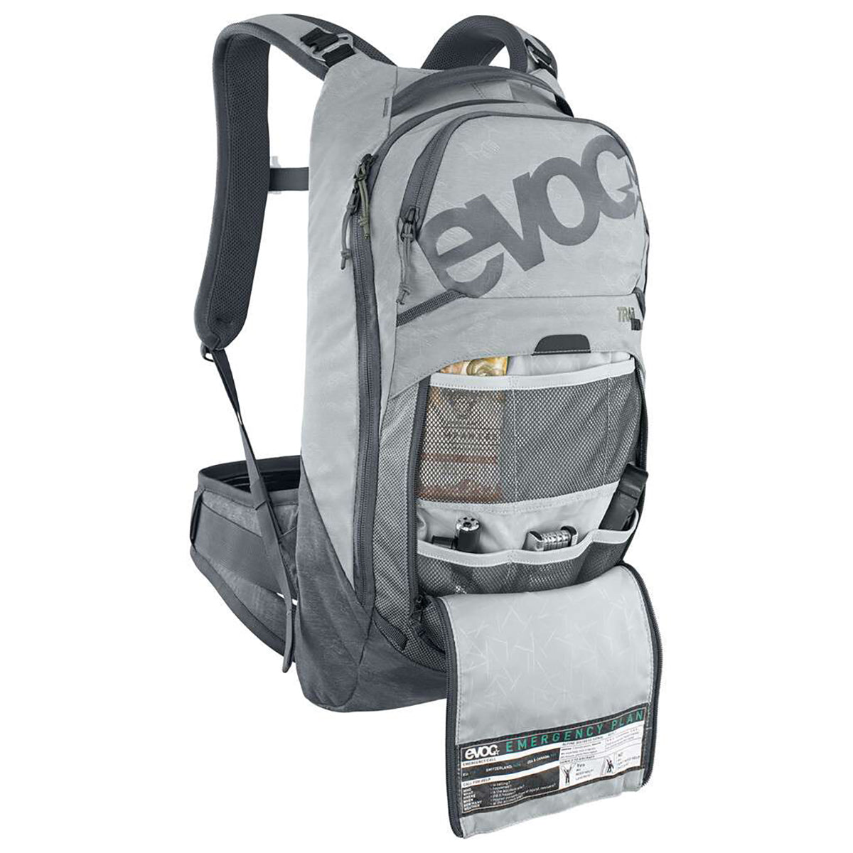 Plecak z Ochraniaczem Pleców EVOC TRAIL PRO 10L Szary