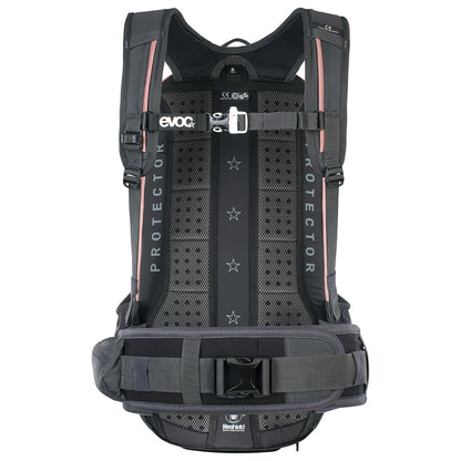 Backpack with Back Protector EVOC PROTECTOR FR ENDURO 16 L Pink