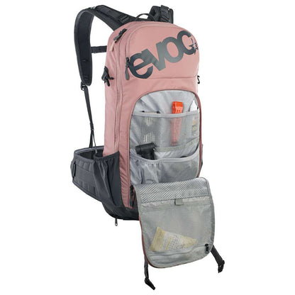 Backpack with Back Protector EVOC PROTECTOR FR ENDURO 16 L Pink