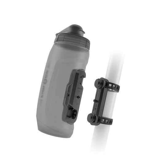 Bidon- en Bidonfleshouder Kit FIDLOCK TWIST UNI BASE 590 ml Gerookt